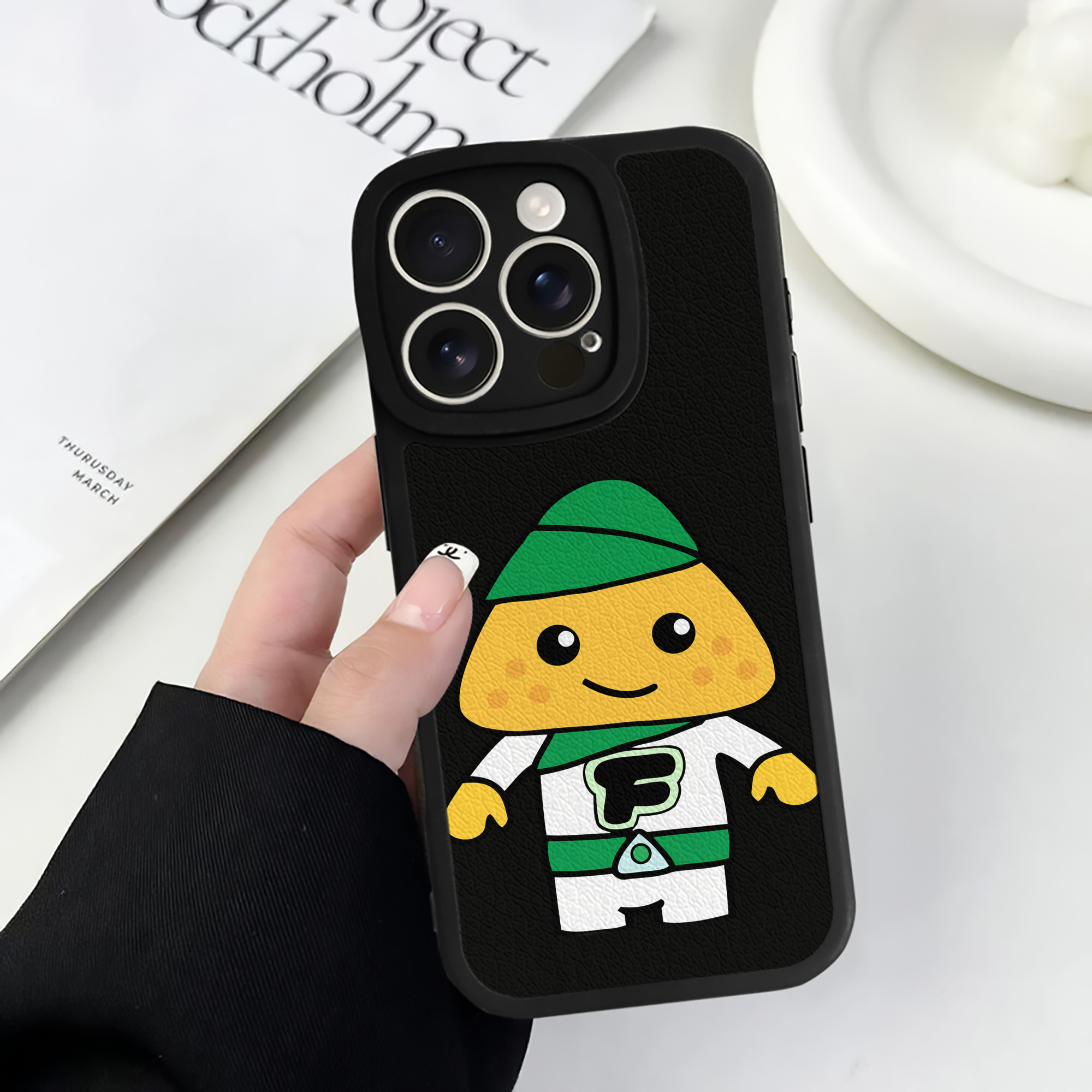 （画像用） アンパンマン Anpanman 【iPhone 16シリーズ対応】シリコンスマホケース（レザー調） 材質：シリコン